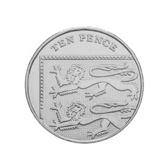 UK Ten Pence coin 