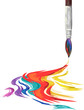 Paintbrush Rainbow Ink
