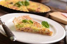 Quiche With Broccoli And Ham