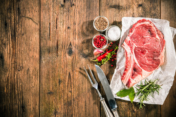 Wall Mural - Rib eye steak