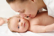 © haveseen - One month old newborn baby with mother