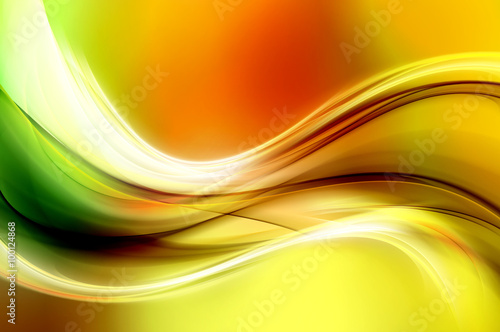 Naklejka dekoracyjna Abstract Colorful Wave Design Background