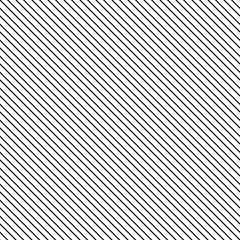 diagonal stripe seamless pattern. geometric classic black and white thin line background.