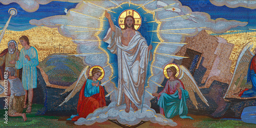 Fényképezés Religion. Mosaic of Saints. Orthodox church in Kirowograd Ukraine