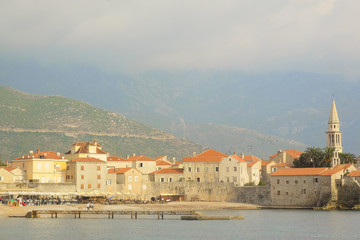 Poster - View of Old Town of Budva, Montenegro