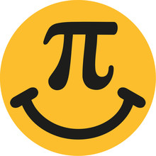 Smiley With Pi Sign