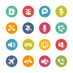 Wall Mural - web and mobile icons 1 -- fresh colors series