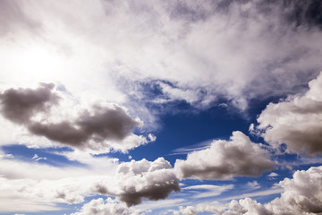 cumulus cloud ,  autumn