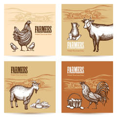 Poster - Farm Cards Set