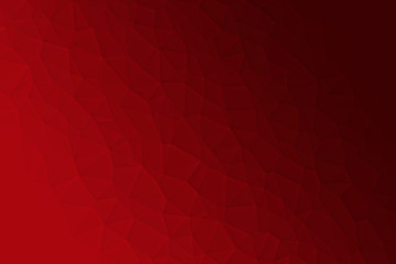 Wall Mural - red and black polygon for background design.