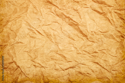 Fotografia, Obraz Rough wrinkled paper texture background vintage style