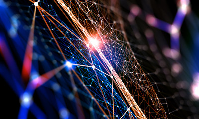 Aufkleber - Abstract technology background