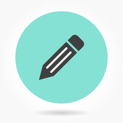 Poster - Pencil - vector icon.