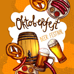 Wall Mural - Oktoberfest Festival Poster