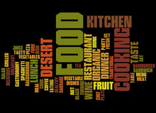 Food, Word Cloud Concept 2