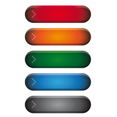 Wall Mural - web button set vector