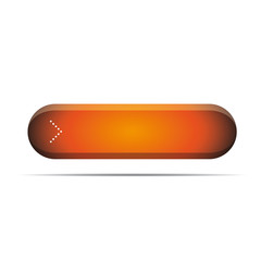 Wall Mural - empty orange button for web vector