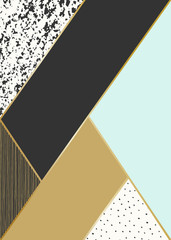 Poster - abstract geometric composition