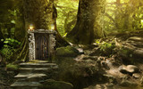 Fototapeta Niebo - magic fantasy world