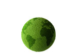 Fototapeta Tęcza - green globe