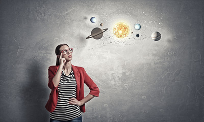 student of astronomy faculty
