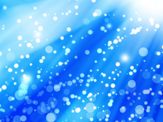 Wall Mural - Abstract blue winter Christmas background