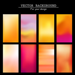 Wall Mural - Abstract blurred vector backgrounds