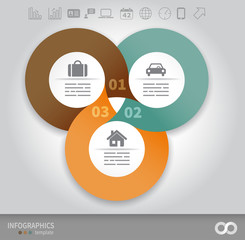 linked circles presentation template