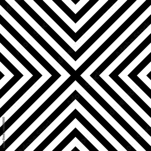 Fotografía Seamless pattern with regular, diagonal lines forming an X shape