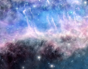 Wall Mural - nebular clouds in the space