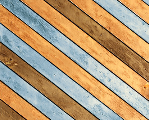 Poster - Texture of old wooden boards