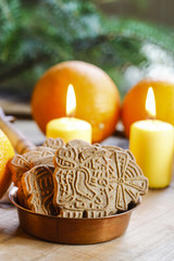 Sticker - Speculaas is a type of spiced shortcrust biscuit, traditionally