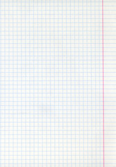 Detailed blank math paper sheet