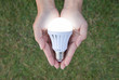 LED Bulb with lighting - saving technology in our hand