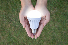 LED Bulb With Lighting - Saving Technology In Our Hand