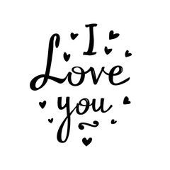 Canvas Print - I Love You