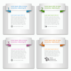 Wall Mural - infographics web banner & label design