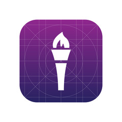 Poster - Olympic torch icon for web and mobile