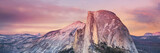 Half Dome, Yosemite National Park Clifornia, sunset light on granite peak