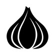 Garlic bulb / allium sativum flat icon for food apps and websites