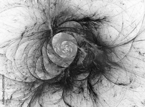 Fotografie, Obraz Space series . Composition fractal vortex with a metaphorical co