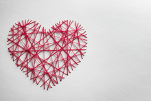 Red Heart Made From Wool