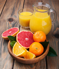 Wall Mural - Fresh citrus juice