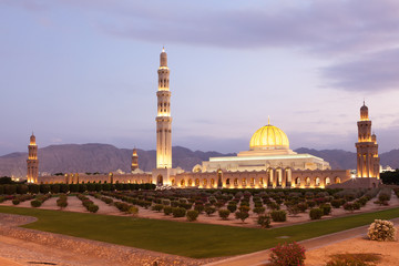 Wall Mural - Sultan Qaboos Grand Mosque in Muscat, Oman