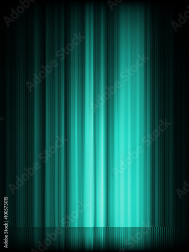 Fotografia, Obraz Blue aurora borealis background. EPS 8