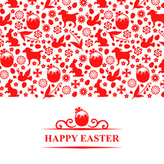 Sticker - Easter greeting card