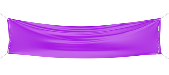 empty purple banner