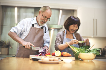 Wall Mural - Family Cooking Kitchen Food Togetherness Concept