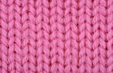 Pink Knitting Wool Texture