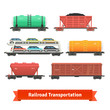 Railroad transportation set